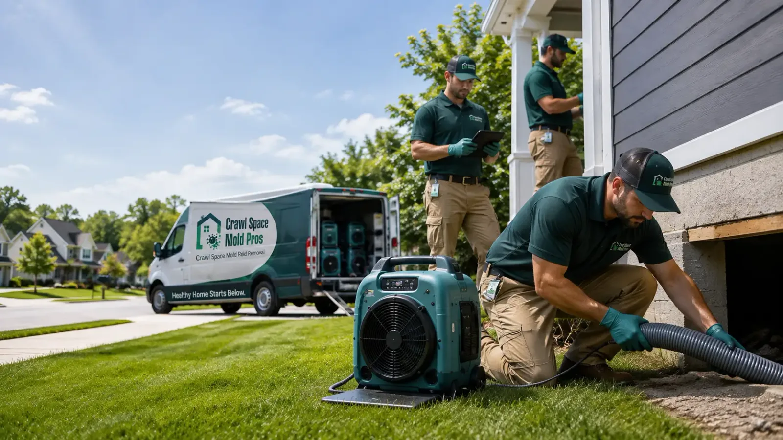 Crawl Space Mold Removal in Wakefield, VA